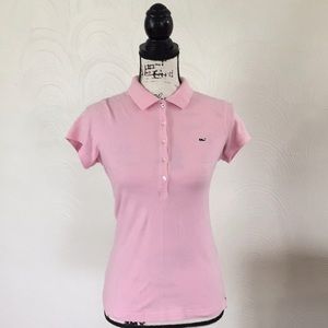 vineyard vines pink polo shirt